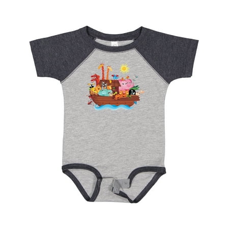 Inktastic Animal Ark Bible Story Christian Gift Baby Boy or Baby Girl Bodysuit