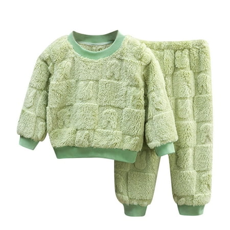 QBGSAY Little Child Outfits Sets Children S Set Baby And Fleece Pajamas Boys Jacquard Homewear Girls Fuzzy Warm Two Piece Set Cute Clothes
QBGSAY Little Child Outfits Sets Children S Set Baby And Fleece Pajamas Boys Jacquard Homewear Girls Fuzzy Warm Two Piece Set Cute Clothes
