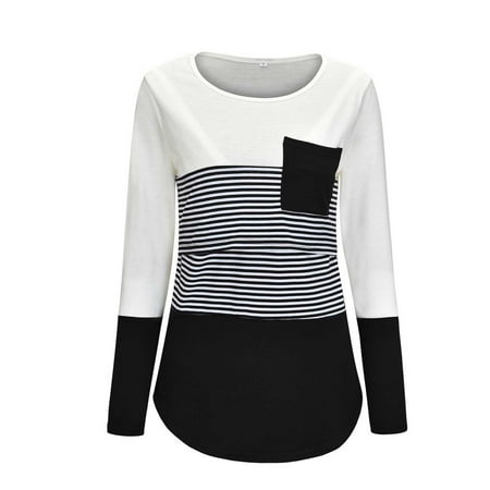 asdoklhq Maternity Clothes for Women Clearance Maternity Womens Nursing Round Neck Long Sleeve Round Neck Breastfeeding Blouse
asdoklhq Maternity Clothes for Women Clearance Maternity Womens Nursing Round Neck Long Sleeve Round Neck Breastfeeding Blouse