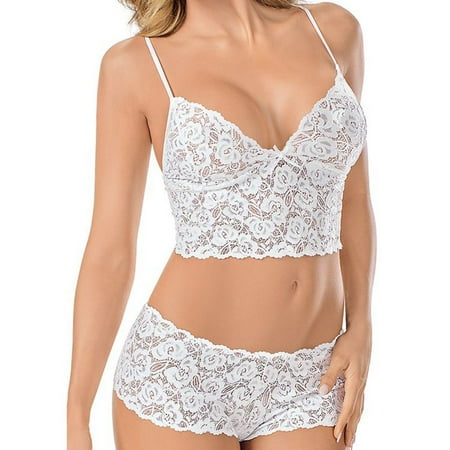 Cocloth Women Lace Transparent Floral Bra Panties Women Hollow Out Seamless Underwear Women Bra Set
Cocloth Women Lace Transparent Floral Bra Panties Women Hollow Out Seamless Underwear Women Bra Set