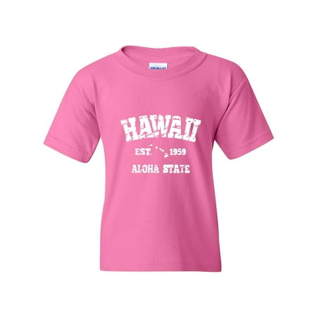 Hawaii Unisex Youth Kids T-Shirt Tee