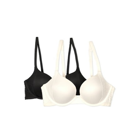 Secret Treasures Women's Essential Push-Up Bra, 2-Pack ST111PK