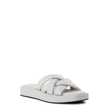 Time and Tru Women s Xband Demi Wedge Sandal