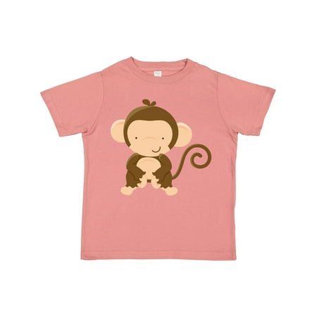 Inktastic Happy Monkey Gift Toddler Boy or Toddler Girl T-Shirt