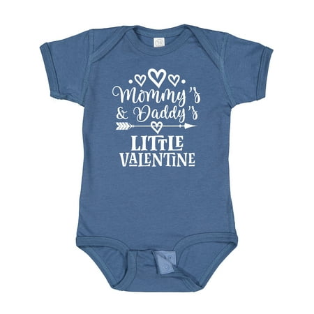 Inktastic Mommy and Daddy Little Valentine Gift Baby Boy or Baby Girl Bodysuit