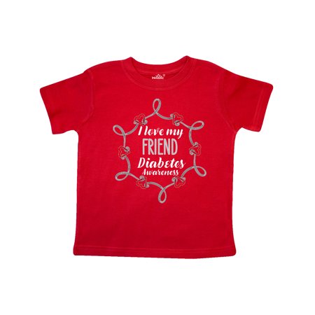 Inktastic I Love My Friend Diabetes Awareness Gift Toddler Boy or Toddler Girl T-Shirt
Inktastic I Love My Friend Diabetes Awareness Gift Toddler Boy or Toddler Girl T-Shirt