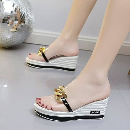 Vedolay Summer Sandals for Women Sandals for Women Arch Support Cut Out Comfortable Anti-Slip Slides Sandals White 7
Vedolay Summer Sandals for Women Sandals for Women Arch Support Cut Out Comfortable Anti-Slip Slides Sandals White 7