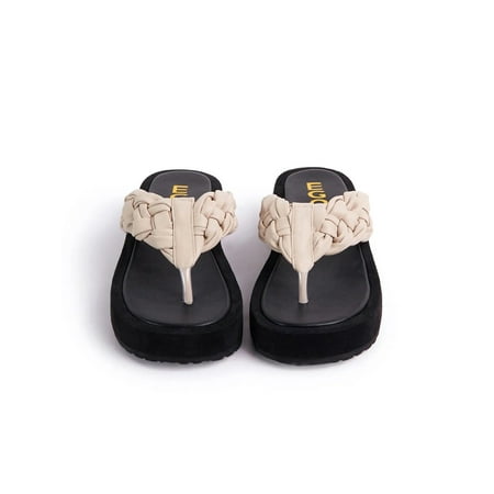 Sanviglor Womens Flip-flops Comfort Slides Slippers Summer Thong Sandal Street Breathable Soft PU Footbeds Non-slip Platform Casual Shoes Beige 6.5
Sanviglor Womens Flip-flops Comfort Slides Slippers Summer Thong Sandal Street Breathable Soft PU Footbeds Non-slip Platform Casual Shoes Beige 6.5