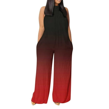 Summer Savings Clearance! PEZHADA Bodysuit for Women Jumpsuits for Women Rompers for Women Women Print Jumpsuit Pajamas Casual Buttons Pocket Sleeveless Wide Leg Long Pants Wine XXXL
Summer Savings Clearance! PEZHADA Bodysuit for Women Jumpsuits for Women Rompers for Women Women Print Jumpsuit Pajamas Casual Buttons Pocket Sleeveless Wide Leg Long Pants Wine XXXL