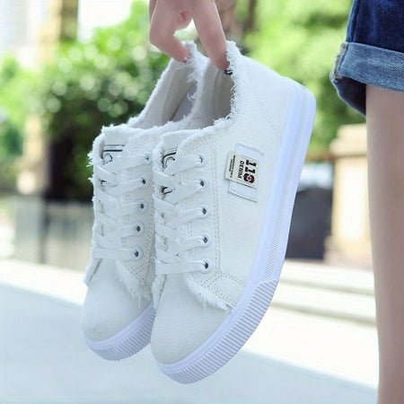 Women s Classic Canvas Flat Shoes Solid Color Lace Up Low-top Casual Shoes Women s Comfy Footwear
Women s Classic Canvas Flat Shoes Solid Color Lace Up Low-top Casual Shoes Women s Comfy Footwear