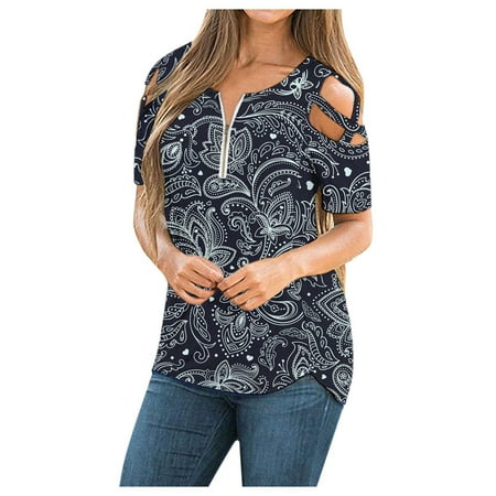 Scrubs Tops For Women Designs Plus Size Casual Loose Strappy Cold Shoulder O Neck Zipper Tops Basic Shirt
Scrubs Tops For Women Designs Plus Size Casual Loose Strappy Cold Shoulder O Neck Zipper Tops Basic Shirt