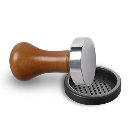 58mm Espresso Coffee Tamper with Tamper Mat Aluminum Flat Base Wooden Handle for Espresso Machines Accessory
58mm Espresso Coffee Tamper with Tamper Mat Aluminum Flat Base Wooden Handle for Espresso Machines Accessory