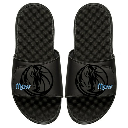 Men s ISlide Black Dallas Mavericks Tonal Pop Slide Sandals