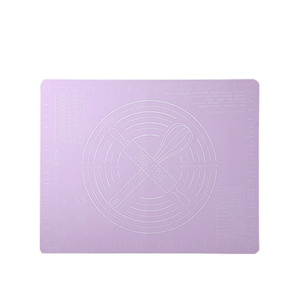 Baking Mat Soft Silicone Dough Pad Rolling Foldable Non-Stick Scale Mat for Kneading Dough Purple
Baking Mat Soft Silicone Dough Pad Rolling Foldable Non-Stick Scale Mat for Kneading Dough Purple