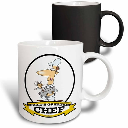 3dRose Funny Worlds Greatest Chef Occupation Job Cartoon Magic Transforming Mug 11oz
3dRose Funny Worlds Greatest Chef Occupation Job Cartoon Magic Transforming Mug 11oz