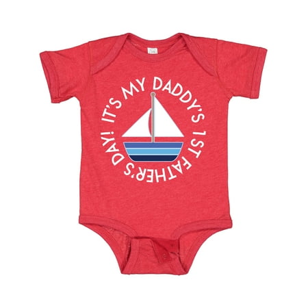Inktastic First Fathers Day Baby Outfit Gift Baby Boy or Baby Girl Bodysuit