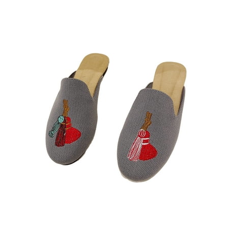 Gomelly Ladies Flat Sandals Closed Toe Footbeds Slip On Mules Cozy Slides Womens Women s Casual Shoes Gray 7.5
Gomelly Ladies Flat Sandals Closed Toe Footbeds Slip On Mules Cozy Slides Womens Women s Casual Shoes Gray 7.5