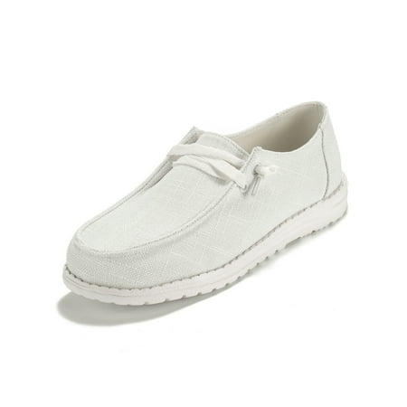 Tenmix Womens Shoes Comfortable Walking Shoe Slip On Canvas Loafers Non-slip Flats Ladies Lightweight Low Top Beige 6
Tenmix Womens Shoes Comfortable Walking Shoe Slip On Canvas Loafers Non-slip Flats Ladies Lightweight Low Top Beige 6