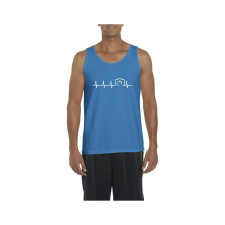 Heartbeat Photography Camera Mens Tanks