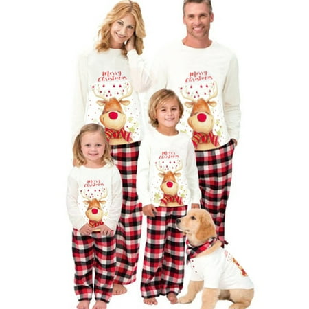JYYYBF Christmas Pajamas for Family Elk Letter Long Sleeve Tops Plaid Trousers Matching Sleepwear for Xmas Holiday White
JYYYBF Christmas Pajamas for Family Elk Letter Long Sleeve Tops Plaid Trousers Matching Sleepwear for Xmas Holiday White