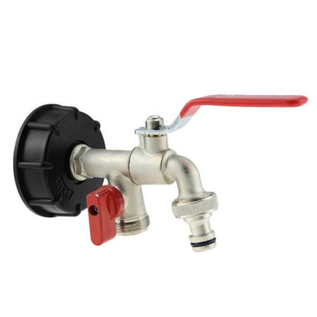 YeccYuly 1/2Inch Tap Faucet Adapter Garden Brass 2 Valves Connector Hose Faucet for IBC Water Tank
YeccYuly 1/2Inch Tap Faucet Adapter Garden Brass 2 Valves Connector Hose Faucet for IBC Water Tank
