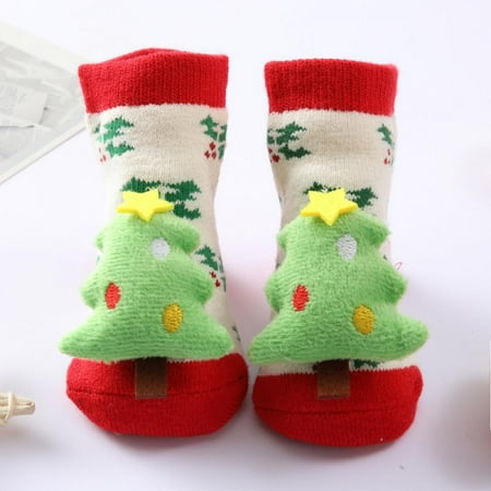 Baozhu 0-1Y Newborn Baby Girl Boy Cotton Socks Infant Cartoon Christmas Socks Anti-slip Middle Tube Floor Socks (Style D)
Baozhu 0-1Y Newborn Baby Girl Boy Cotton Socks Infant Cartoon Christmas Socks Anti-slip Middle Tube Floor Socks (Style D)