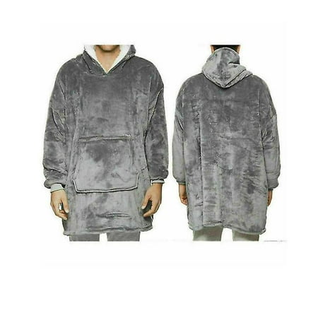 Super Soft Loose Comfortable Pajamas Fleece Blanket/Hoodie Adult