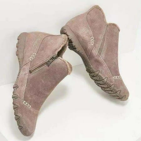 Women s Suede Boots with Side Zipper Flat Warm Ankle Boots Vintage Style Easy to Put on Winter Outdoor Supply
Women s Suede Boots with Side Zipper Flat Warm Ankle Boots Vintage Style Easy to Put on Winter Outdoor Supply
