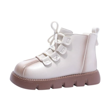 Girls Boots Size 1 Fashion Winter Children Boots For Boys And Girls Bon Slip Thick Soles Flat Bottoms Side Zippers Plush Warm Lace Up Solid Color Simple Style Girls Size 4 Snow Boots
Girls Boots Size 1 Fashion Winter Children Boots For Boys And Girls Bon Slip Thick Soles Flat Bottoms Side Zippers Plush Warm Lace Up Solid Color Simple Style Girls Size 4 Snow Boots