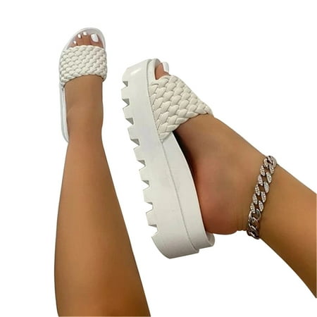 Trendy Platform Preparation Fashion Slippers Women Braided Strap PU Leather Slippers Summer Outdoor for Girl
Trendy Platform Preparation Fashion Slippers Women Braided Strap PU Leather Slippers Summer Outdoor for Girl