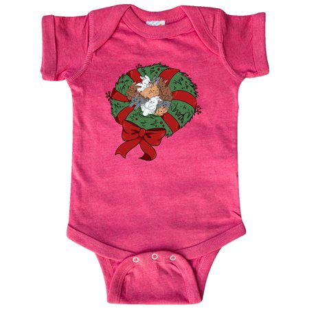 Inktastic Christmas Wreath Filled with Cute Bunnies and Red Bow Gift Baby Boy or Baby Girl Bodysuit
Inktastic Christmas Wreath Filled with Cute Bunnies and Red Bow Gift Baby Boy or Baby Girl Bodysuit