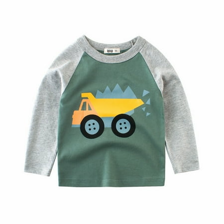 ASEIDFNSA Boys T Shirt Boys Muscle Shirts 14 16 Boys Shoulder Patchwork Long Sleeved Tops Green Cartoon Big Truck Long Sleeved T Shirt 1 To 7 Years Old Children
ASEIDFNSA Boys T Shirt Boys Muscle Shirts 14 16 Boys Shoulder Patchwork Long Sleeved Tops Green Cartoon Big Truck Long Sleeved T Shirt 1 To 7 Years Old Children