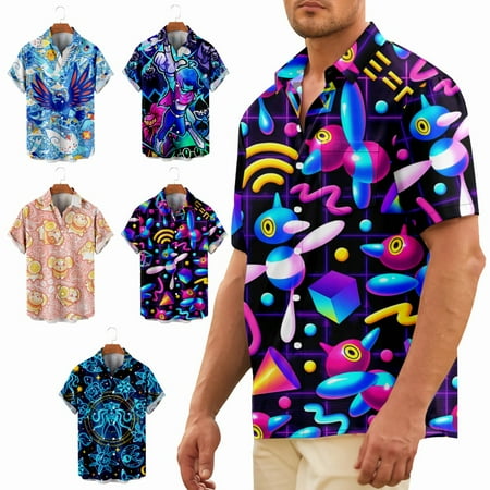 Plus Size Button Down Hawaiian Shirt Loose Fit Relaxed-Fit Blouses for Teen and Adult
Plus Size Button Down Hawaiian Shirt Loose Fit Relaxed-Fit Blouses for Teen and Adult