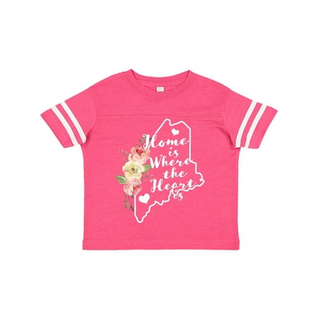 Inktastic Maine Home is Where the Heart is with Watercolor Floral Gift Toddler Boy or Toddler Girl T-Shirt
Inktastic Maine Home is Where the Heart is with Watercolor Floral Gift Toddler Boy or Toddler Girl T-Shirt