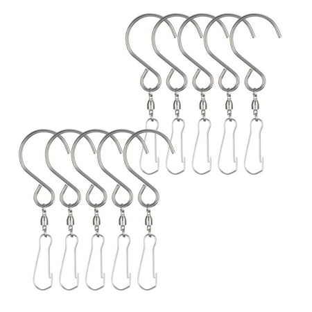 WOXINDA Wind Steel Hook Small Wind Stainless Turn Rotation Hook Hook Metal Bearing Chime Home Decor
WOXINDA Wind Steel Hook Small Wind Stainless Turn Rotation Hook Hook Metal Bearing Chime Home Decor