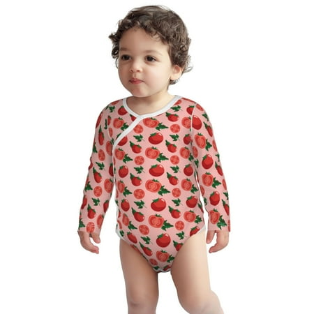 Haiem Tomatoes Printed Unisex-Baby Long Sleeve Onesies Bodysuits Unisex Babies Snap-Up Rompers-12 Months
Haiem Tomatoes Printed Unisex-Baby Long Sleeve Onesies Bodysuits Unisex Babies Snap-Up Rompers-12 Months