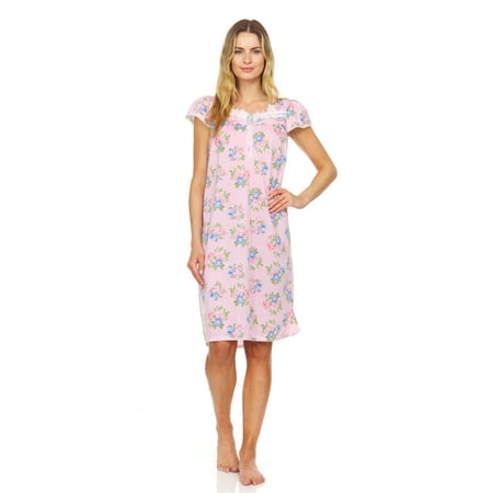 Lati Fashion Women Nightgowns Short Sleeve Female Nightgowns & Sleepshirts Pink XXXXL
Lati Fashion Women Nightgowns Short Sleeve Female Nightgowns & Sleepshirts Pink XXXXL