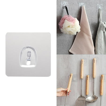 Self Adhesive Wall Hooks 4PCS Plastic Reusable Seamless Hooks Reusable Heavy Duty 6.6lb Hanger Hooks for Kitchen Bathroom Door Ceiling Hanger
Self Adhesive Wall Hooks 4PCS Plastic Reusable Seamless Hooks Reusable Heavy Duty 6.6lb Hanger Hooks for Kitchen Bathroom Door Ceiling Hanger