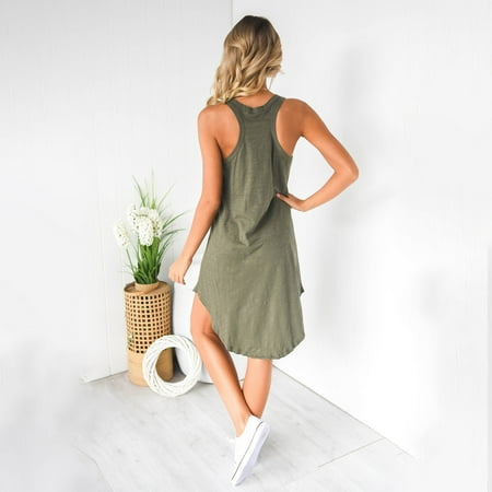 nsendm Women s Sleeveless Vest Racing Dress Color Pajama Nightgown Solid Casual Women s Dress V Neck Dress for Women Summer Dress Green Small
nsendm Women s Sleeveless Vest Racing Dress Color Pajama Nightgown Solid Casual Women s Dress V Neck Dress for Women Summer Dress Green Small