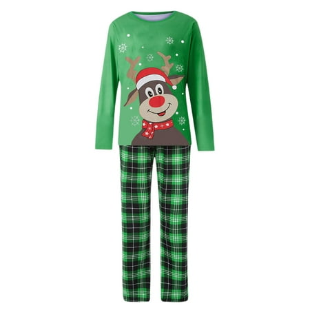 Christmas Pajamas for Family Long Sleeve Elk Tops + Plaid Pants Set for Adults Kid Baby Dog
Christmas Pajamas for Family Long Sleeve Elk Tops + Plaid Pants Set for Adults Kid Baby Dog
