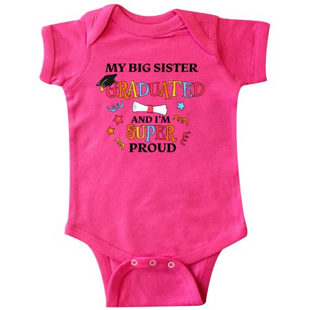 Inktastic My Big Sister Graduated and I m Super Proud Gift Baby Boy or Baby Girl Bodysuit
Inktastic My Big Sister Graduated and I m Super Proud Gift Baby Boy or Baby Girl Bodysuit