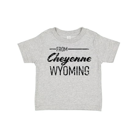 Inktastic From Cheyenne Wyoming in Black Distressed Text Gift Toddler Boy or Toddler Girl T-Shirt
Inktastic From Cheyenne Wyoming in Black Distressed Text Gift Toddler Boy or Toddler Girl T-Shirt