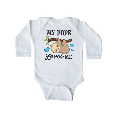 Inktastic My Pops Loves Me with Sloth and Hearts Gift Baby Boy or Baby Girl Long Sleeve Bodysuit
Inktastic My Pops Loves Me with Sloth and Hearts Gift Baby Boy or Baby Girl Long Sleeve Bodysuit