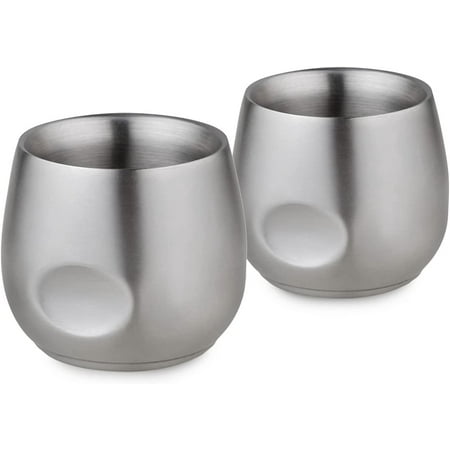 Coffee Cup Chic 6oz Stainless Steel Double Wall Insulated Espresso Cups Unbreakable Stemless Tumbler Cup for Outdoor/Picnic/Party( 2 Pcs)
Coffee Cup Chic 6oz Stainless Steel Double Wall Insulated Espresso Cups Unbreakable Stemless Tumbler Cup for Outdoor/Picnic/Party( 2 Pcs)