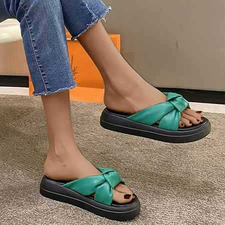 Sawvnm Women s Fashion Shoes Cross Slope Heel Sandals High Heel Slippers Family gifts Green US:7.5
Sawvnm Women s Fashion Shoes Cross Slope Heel Sandals High Heel Slippers Family gifts Green US:7.5