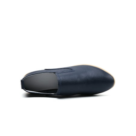 SIMANLAN Women Flats Leather Casual Shoes Dress Shoes Flats Lace Up Ladies Flats Memory Foam Loafers Low Top Breathable Walking Shoe Slip On Dark Blue 5
SIMANLAN Women Flats Leather Casual Shoes Dress Shoes Flats Lace Up Ladies Flats Memory Foam Loafers Low Top Breathable Walking Shoe Slip On Dark Blue 5