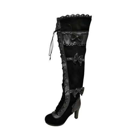 Christmas Deals!2022 Juebong Women s Bow Tie Ultra High Heel Lace Up Punk Side Zipper Over The Knee Boots
Christmas Deals!2022 Juebong Women s Bow Tie Ultra High Heel Lace Up Punk Side Zipper Over The Knee Boots