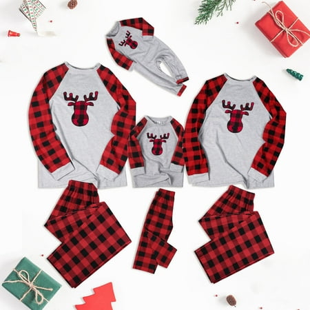 Merry Christmas Family Matching Pajamas Sets Plaid Deer Print Holiday Xmas Pjs Sleepwear For Family
Merry Christmas Family Matching Pajamas Sets Plaid Deer Print Holiday Xmas Pjs Sleepwear For Family