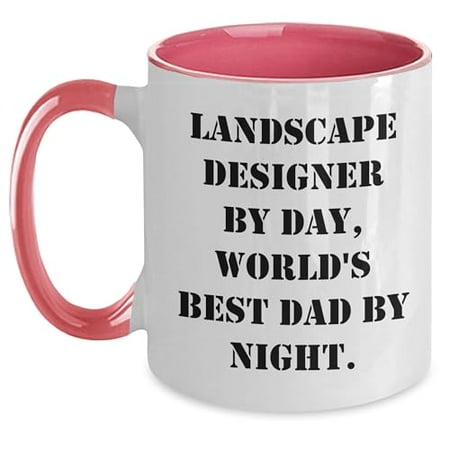 Landscape Designer Gifts Two Tone Coffee Mug with Funny Quote Graduation Unique Gifts from Friends Gifts for Landscape Designer By Day World s Best Dad By Night.
Landscape Designer Gifts Two Tone Coffee Mug with Funny Quote Graduation Unique Gifts from Friends Gifts for Landscape Designer By Day World s Best Dad By Night.