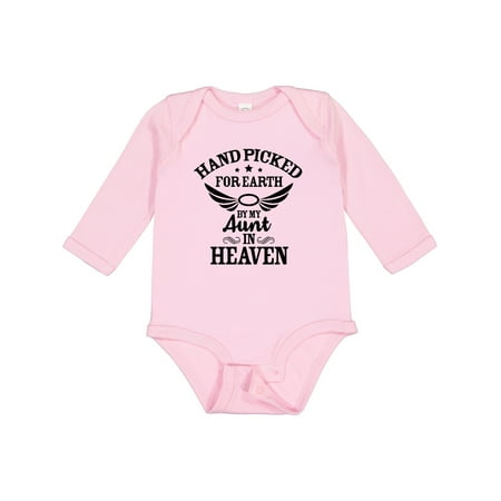 Inktastic Handpicked for Earth by My Aunt in Heaven with Angel Wings Gift Baby Boy or Baby Girl Long Sleeve Bodysuit
Inktastic Handpicked for Earth by My Aunt in Heaven with Angel Wings Gift Baby Boy or Baby Girl Long Sleeve Bodysuit